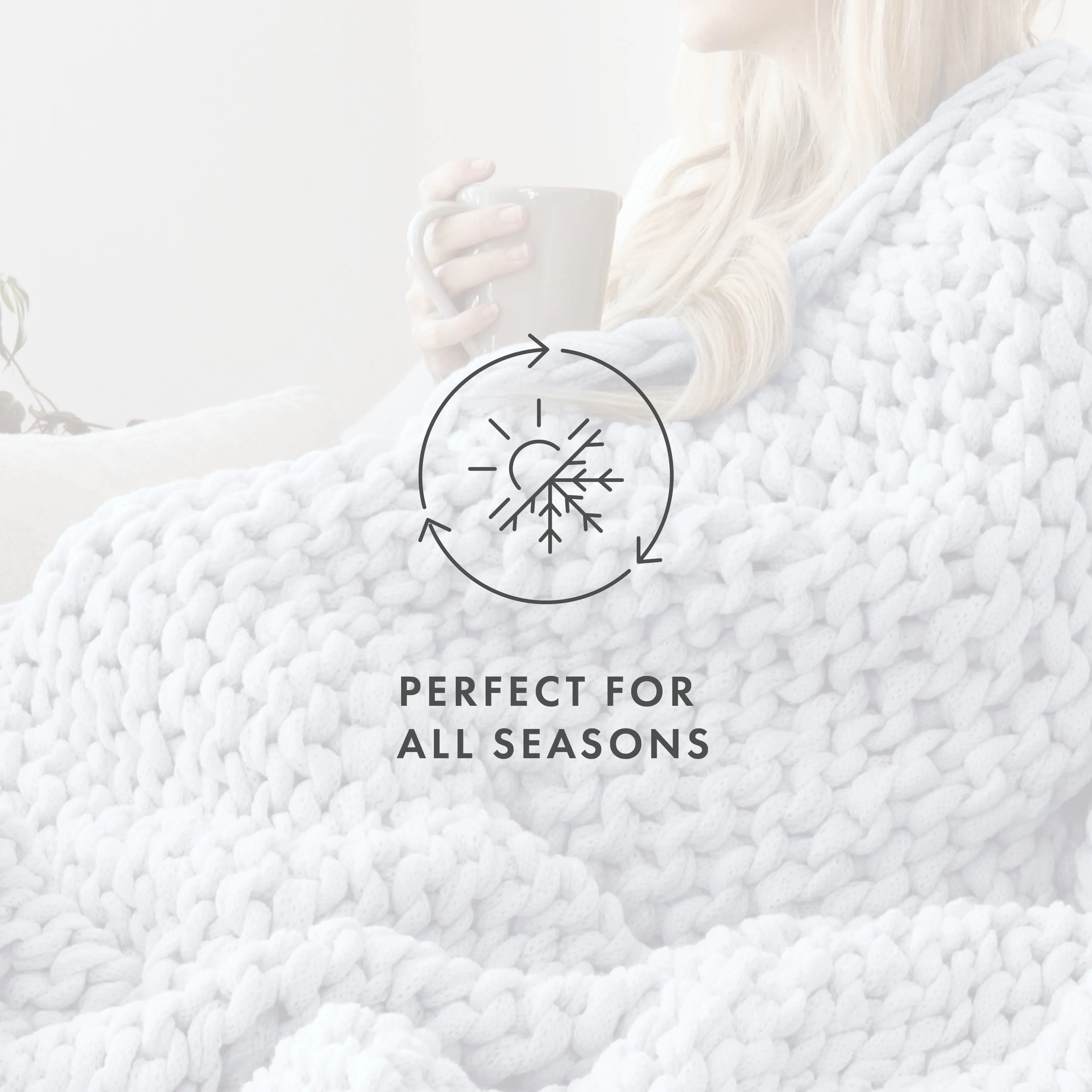 Sale - Oversized Chunky Knit Blanket