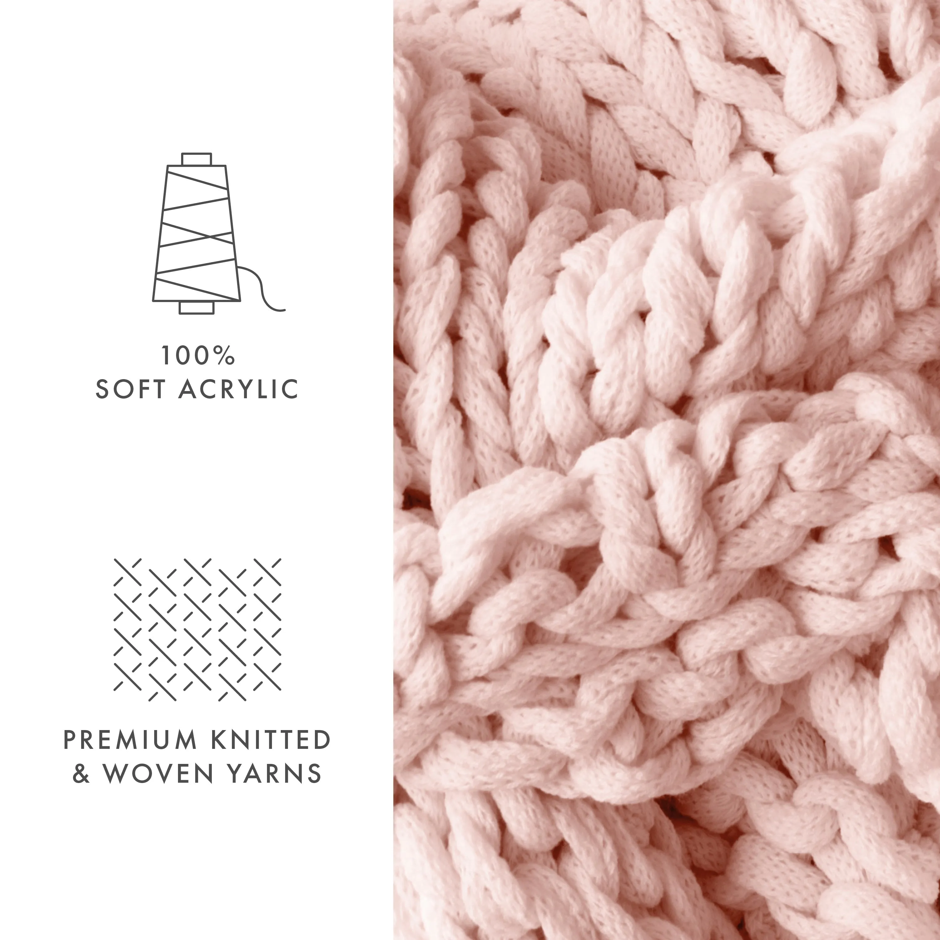 Sale - Oversized Chunky Knit Blanket