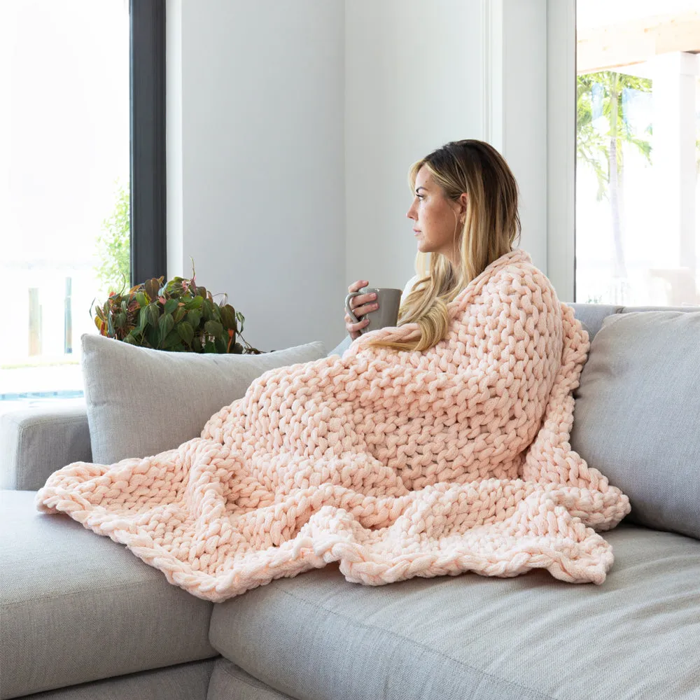 Sale - Oversized Chunky Knit Blanket