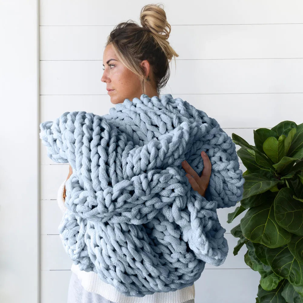 Sale - Oversized Chunky Knit Blanket
