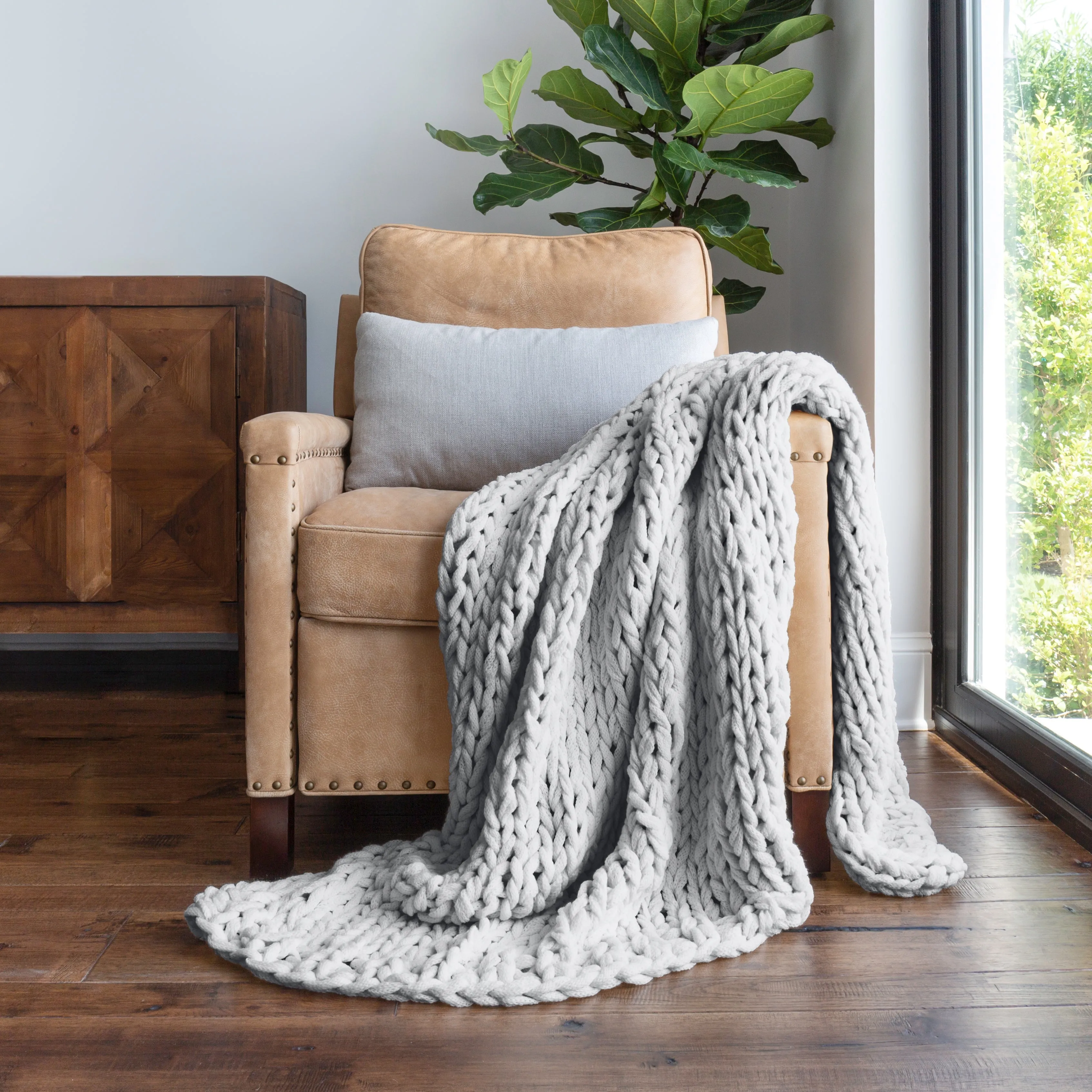 Sale - Oversized Chunky Knit Blanket