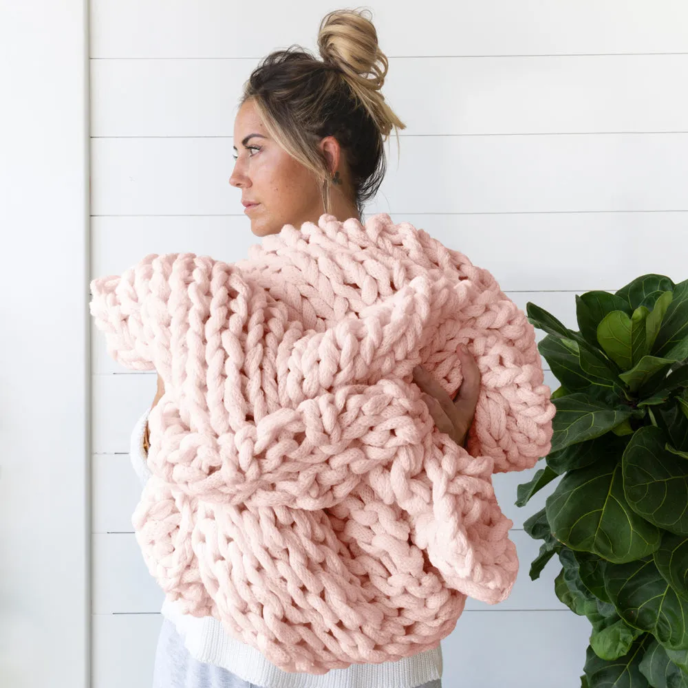 Sale - Oversized Chunky Knit Blanket