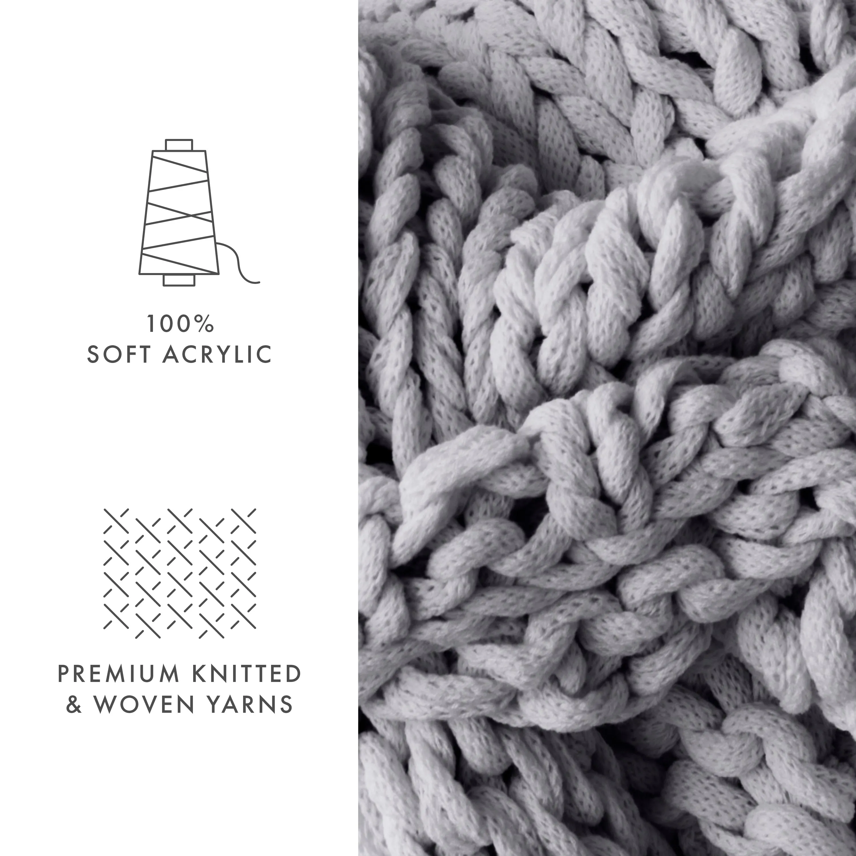 Sale - Oversized Chunky Knit Blanket