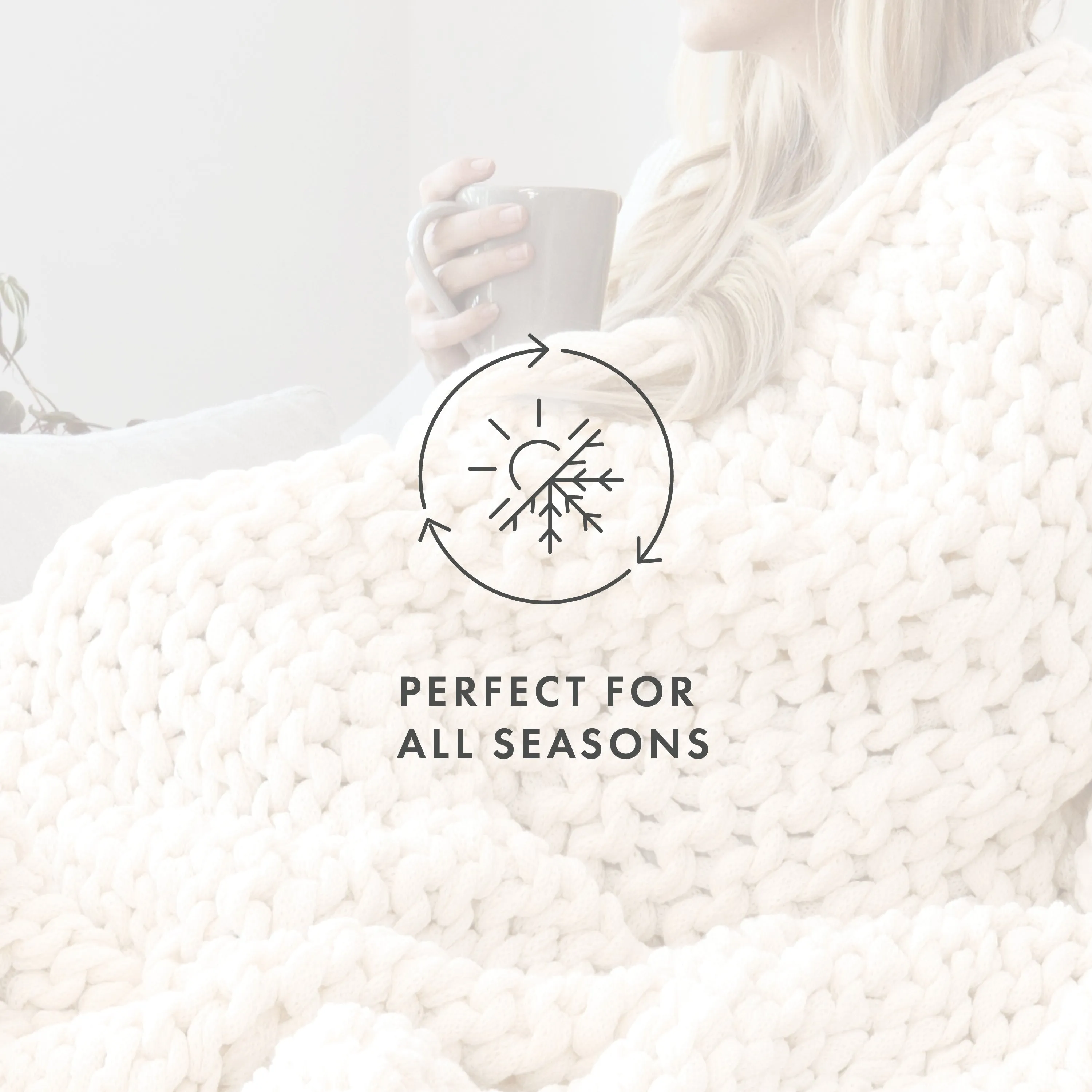 Sale - Oversized Chunky Knit Blanket