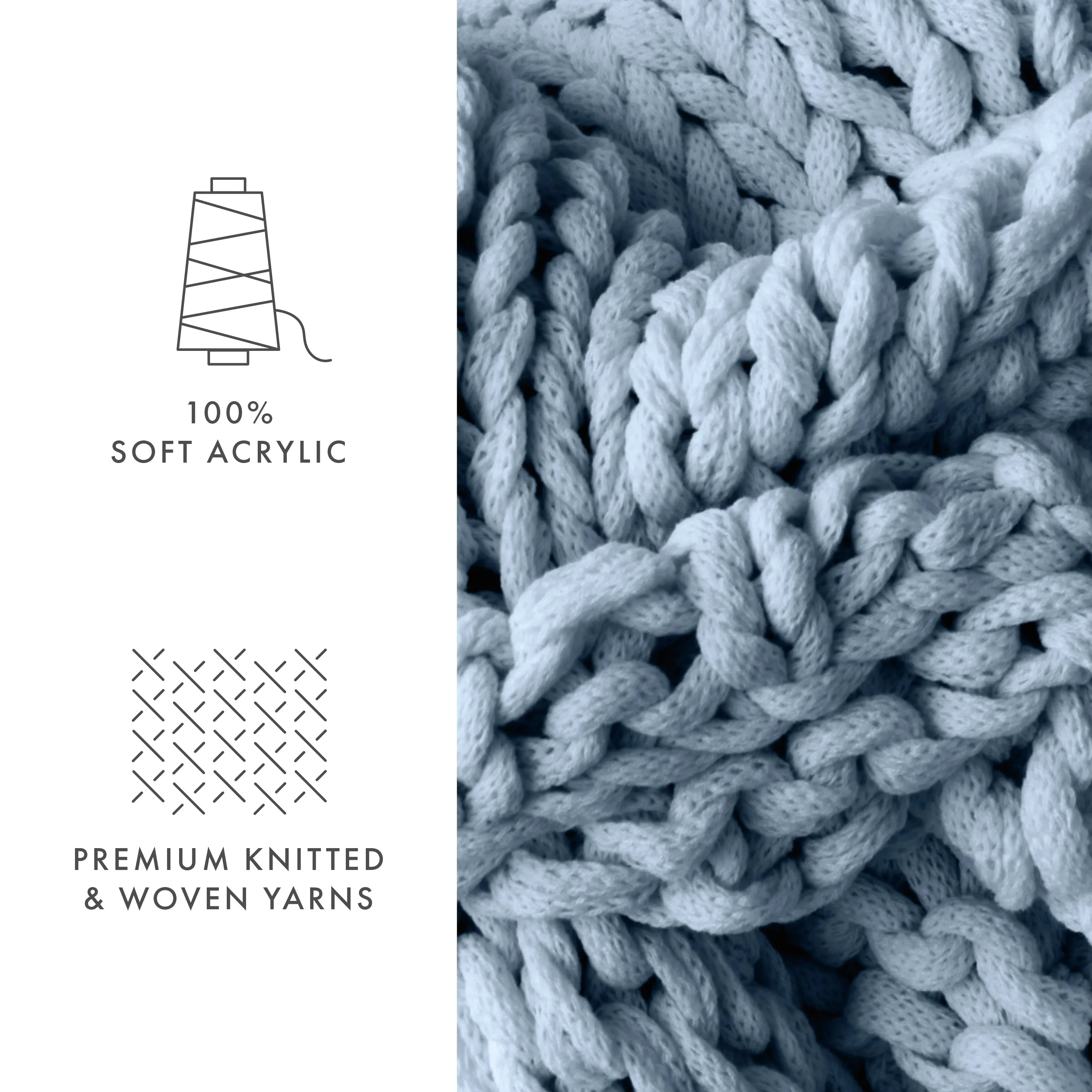 Sale - Oversized Chunky Knit Blanket
