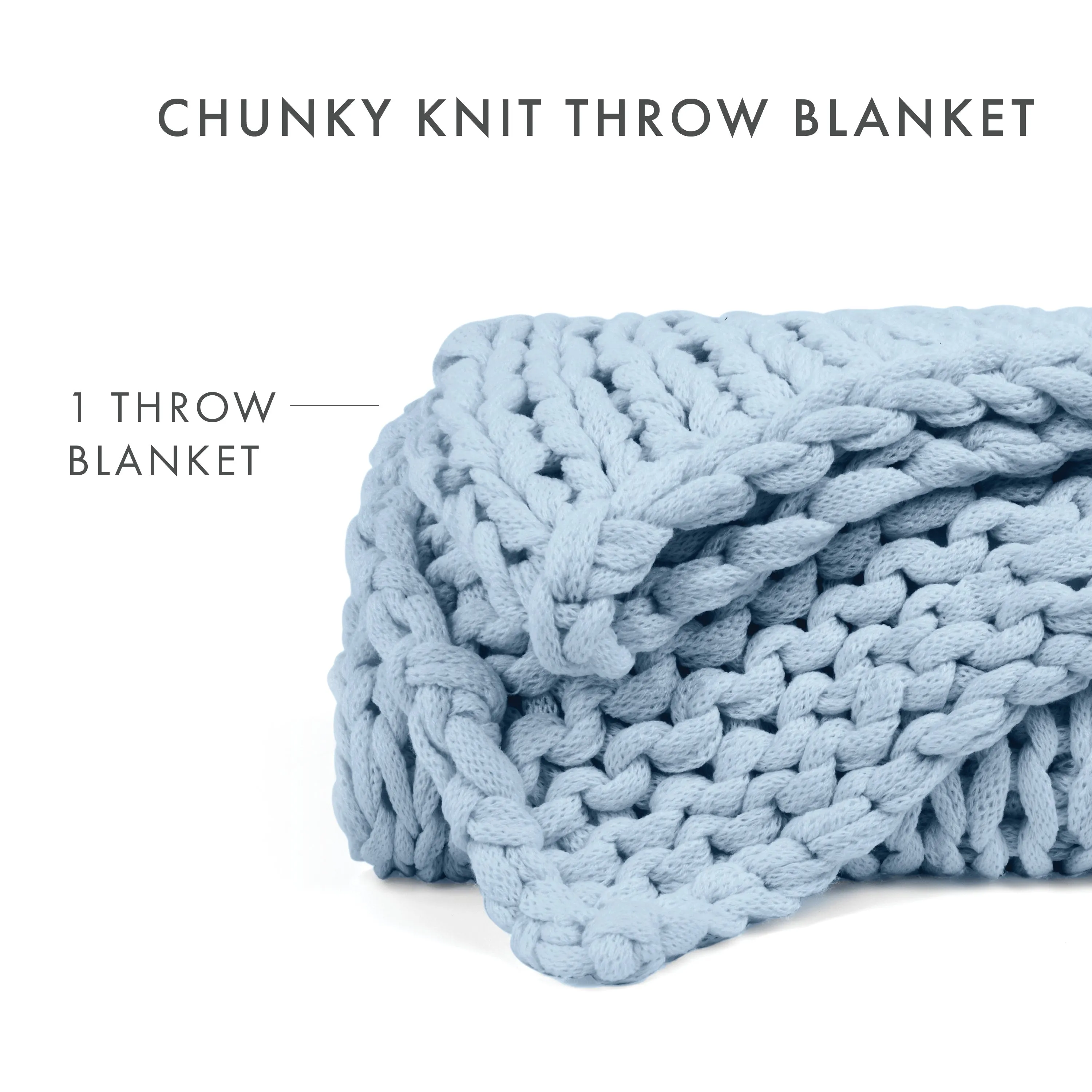 Sale - Oversized Chunky Knit Blanket