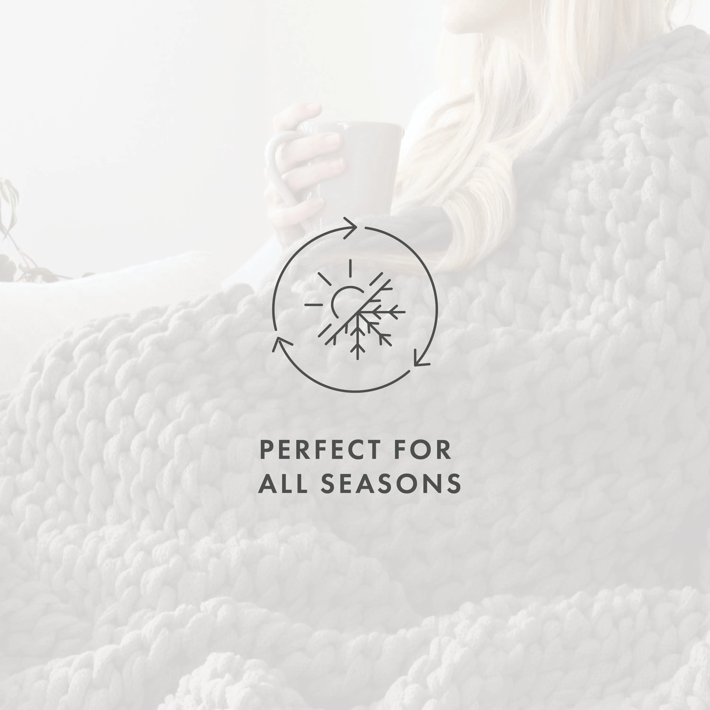 Sale - Oversized Chunky Knit Blanket