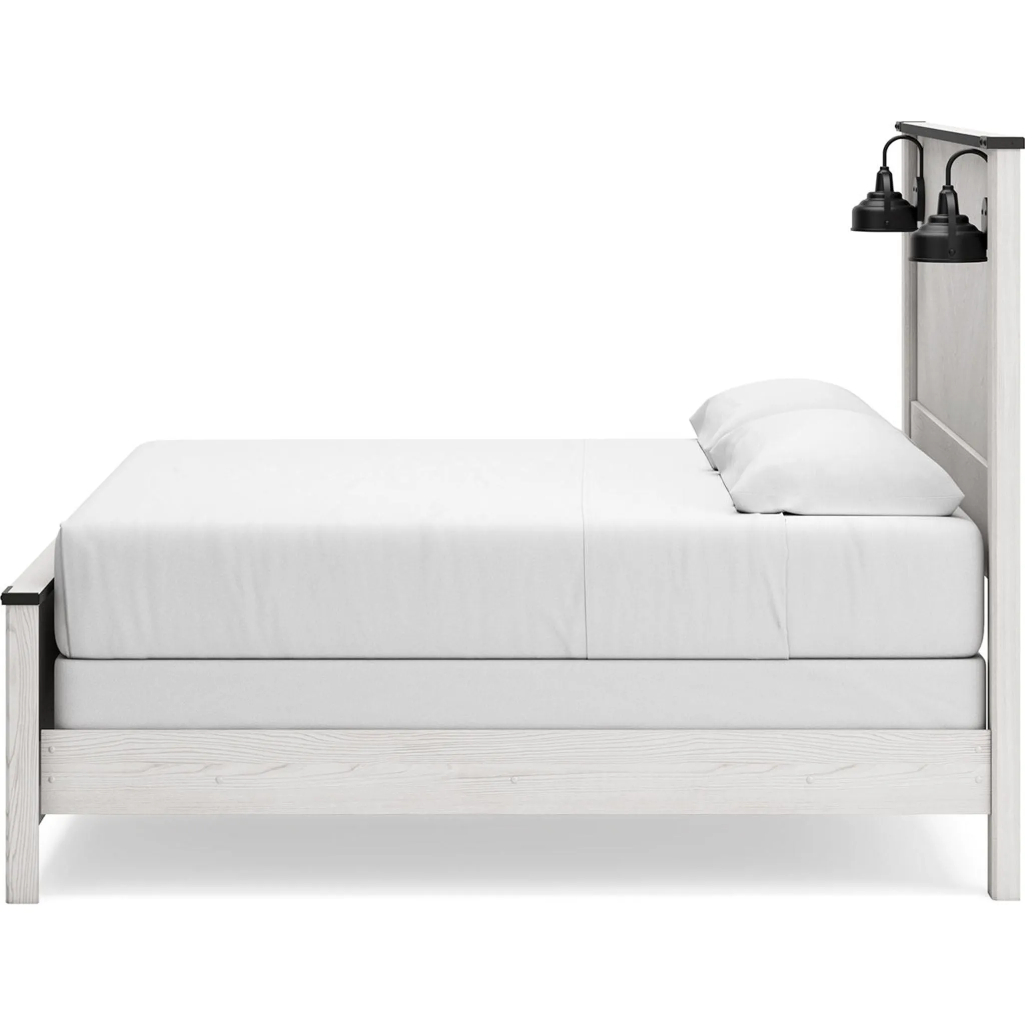 Schoenberg King Panel Bed - White