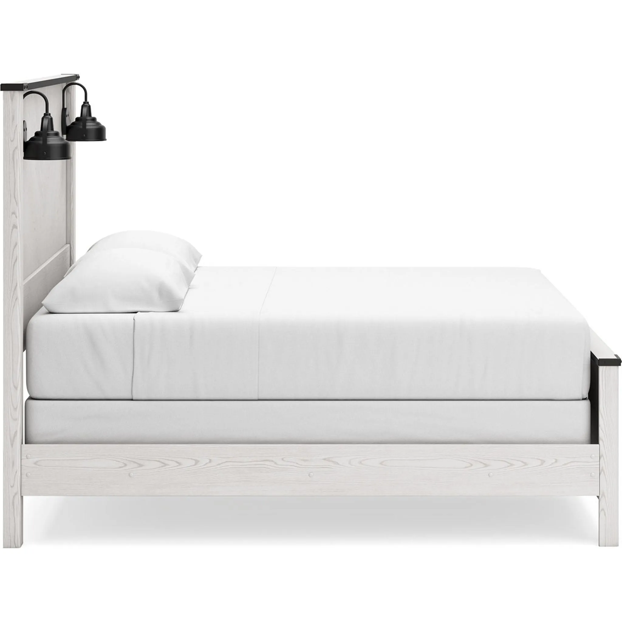 Schoenberg King Panel Bed - White