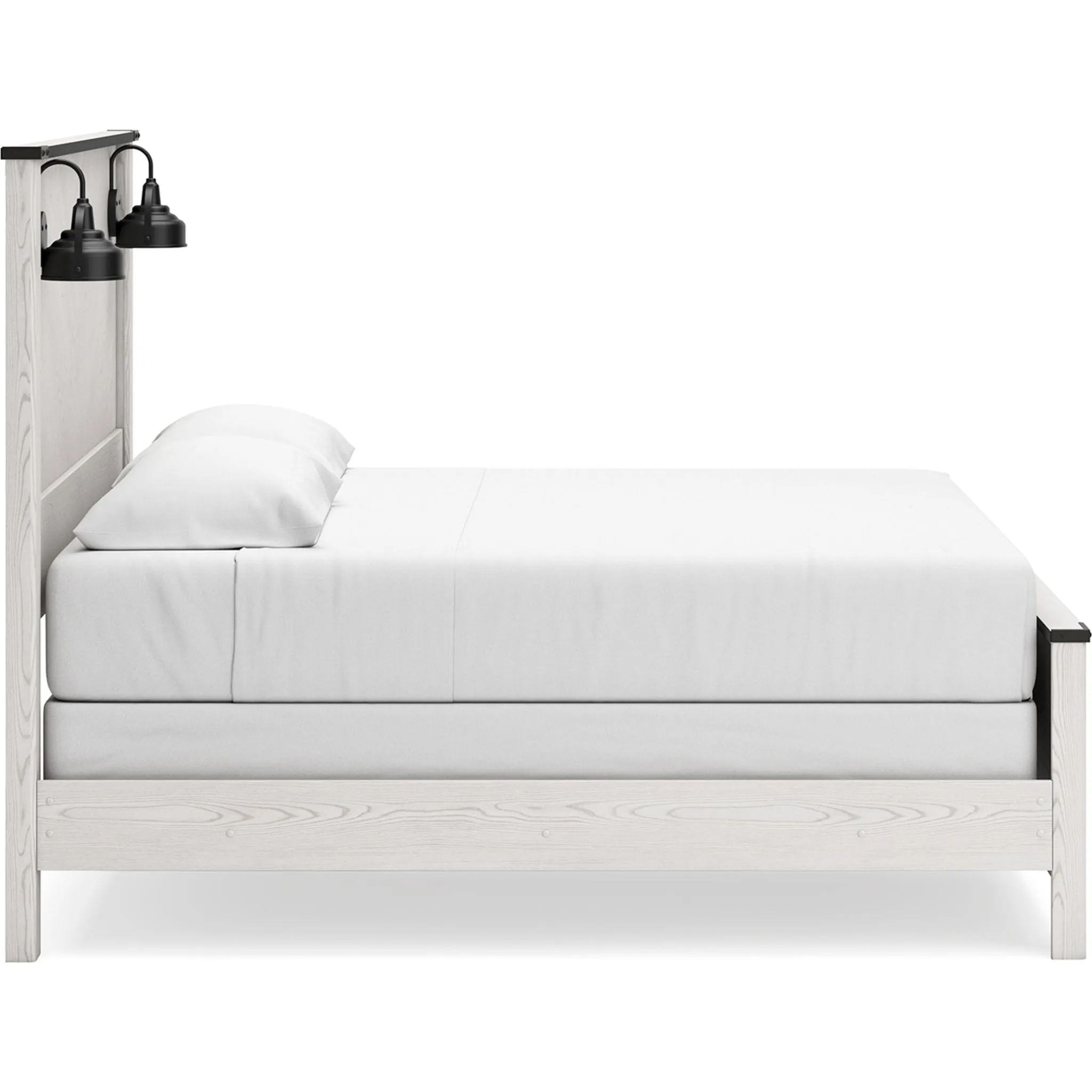 Schoenberg King Panel Bed - White