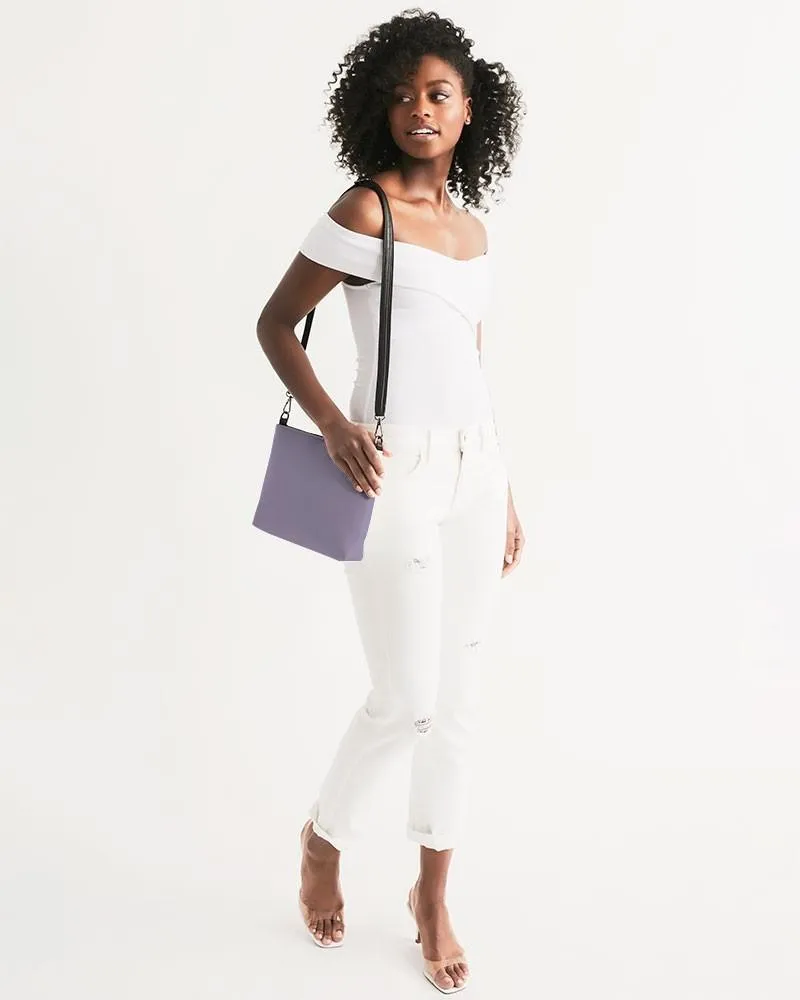 Shaded Pale Pastel Violet Gray Zip Pouch | C22M30Y0K30