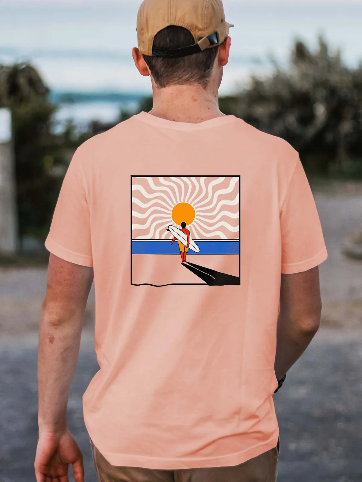 Surfer Boy | Backprint T shirt
