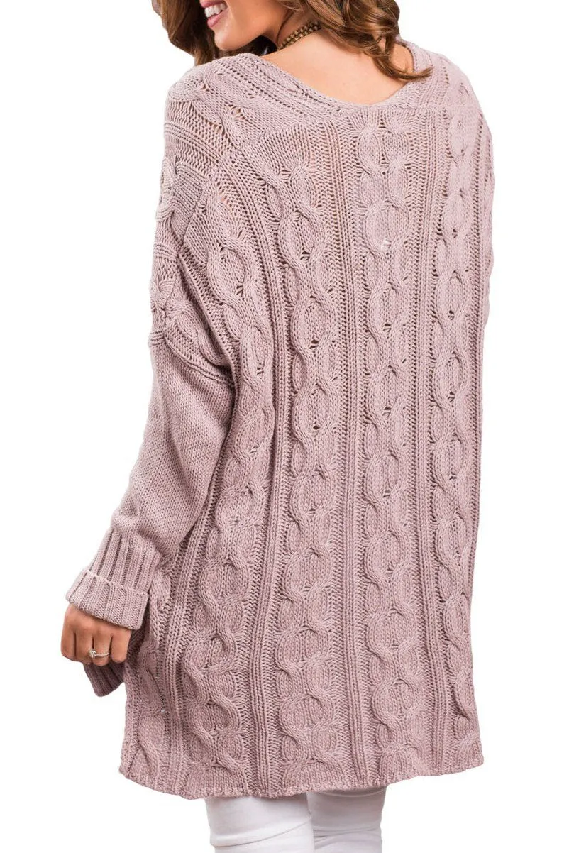 Taro Oversized Cozy up Knit Sweater