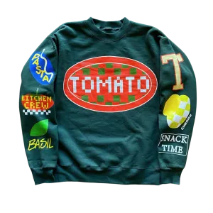 Tomato Text Crewneck