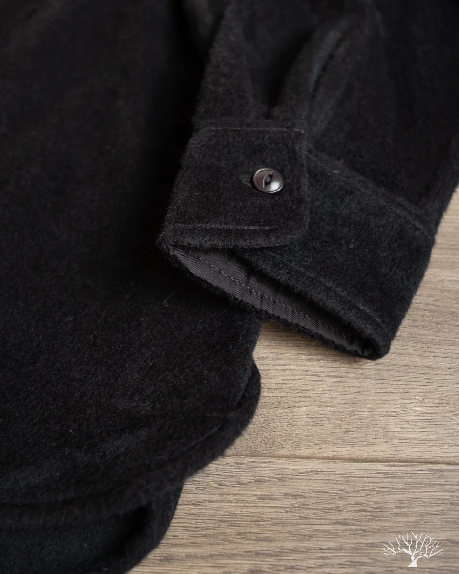 USN Overshirt - Black Wool/Angora
