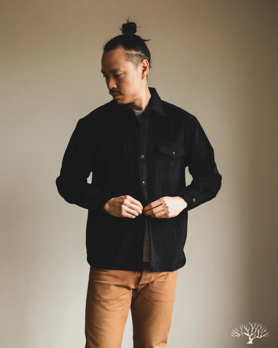 USN Overshirt - Black Wool/Angora