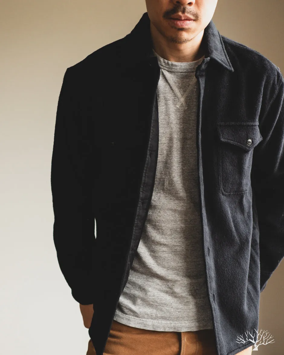 USN Overshirt - Black Wool/Angora
