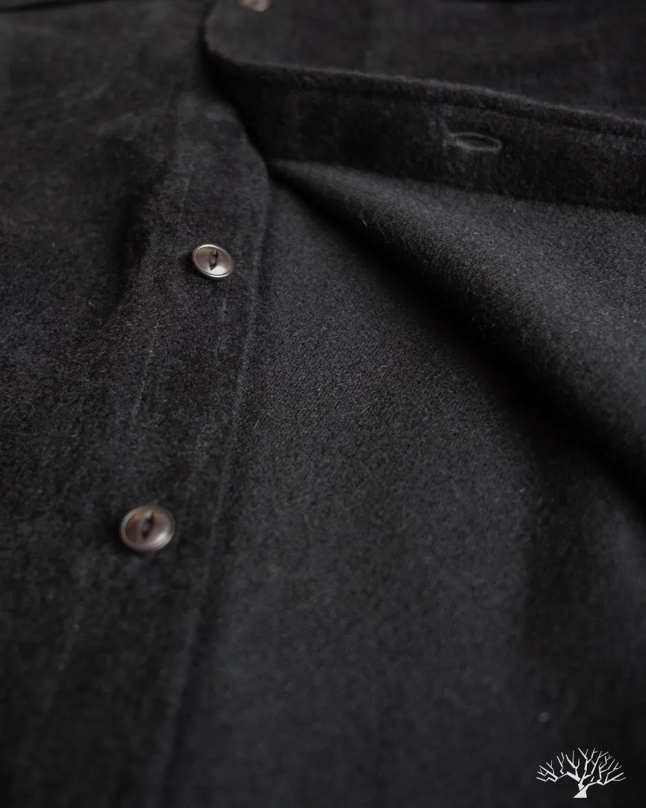 USN Overshirt - Black Wool/Angora