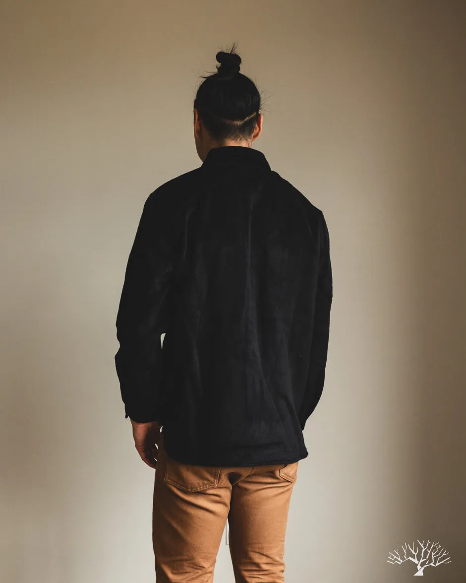 USN Overshirt - Black Wool/Angora