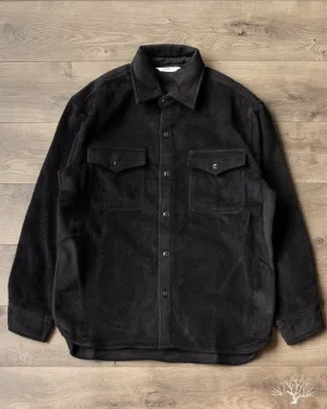 USN Overshirt - Black Wool/Angora