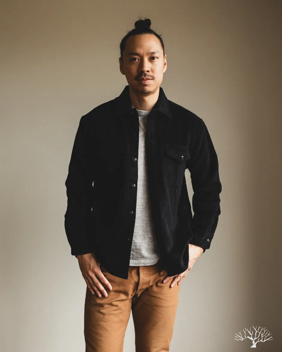USN Overshirt - Black Wool/Angora