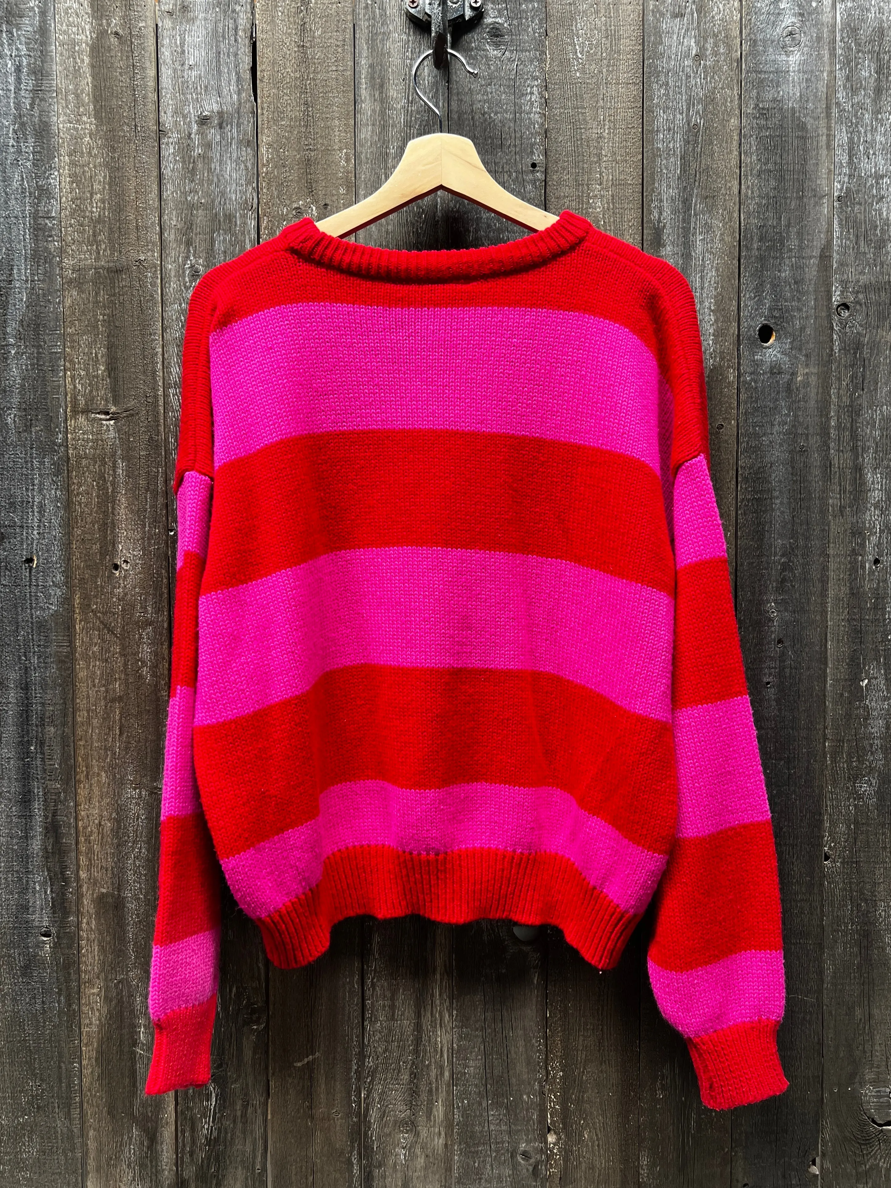 Vintage Minnie Sweater-L-Customize Your Embroidery Wording