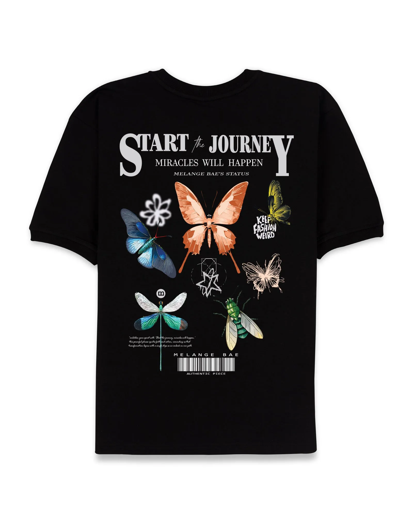 Wander Wings Tee-Hammo: Black