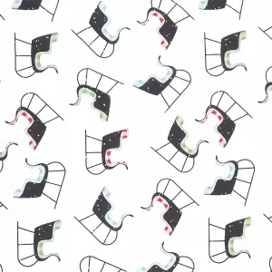 White as Snow - Sleigh Toss White Yardage