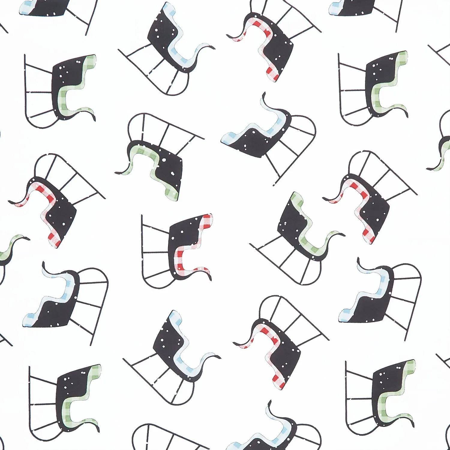 White as Snow - Sleigh Toss White Yardage