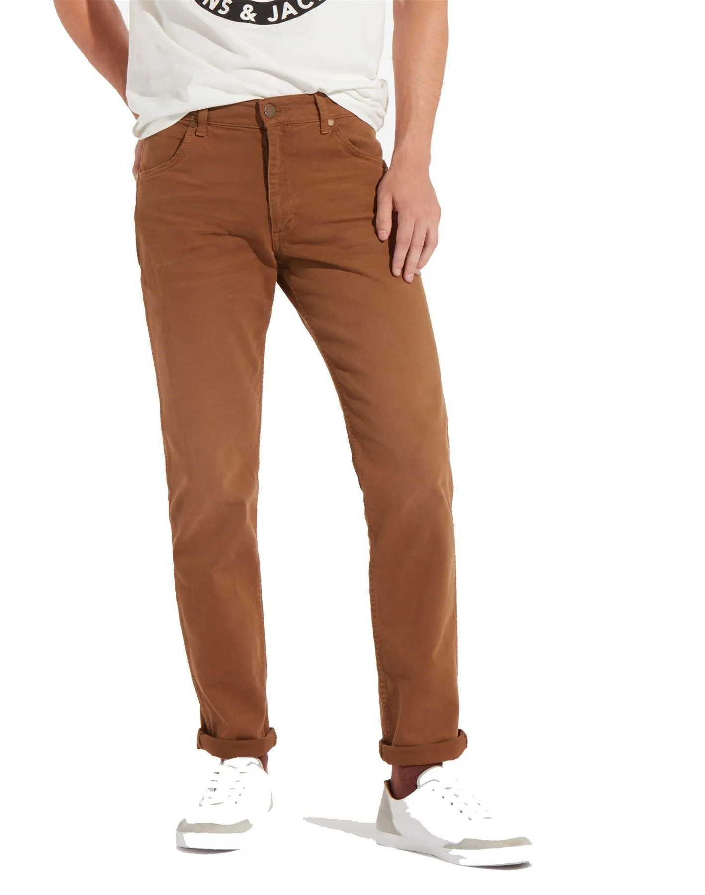 Wrangler Mens Greensboro Stretch Straight Leg Trousers/Jeans, Waist 34 - 46 Multiple Styles